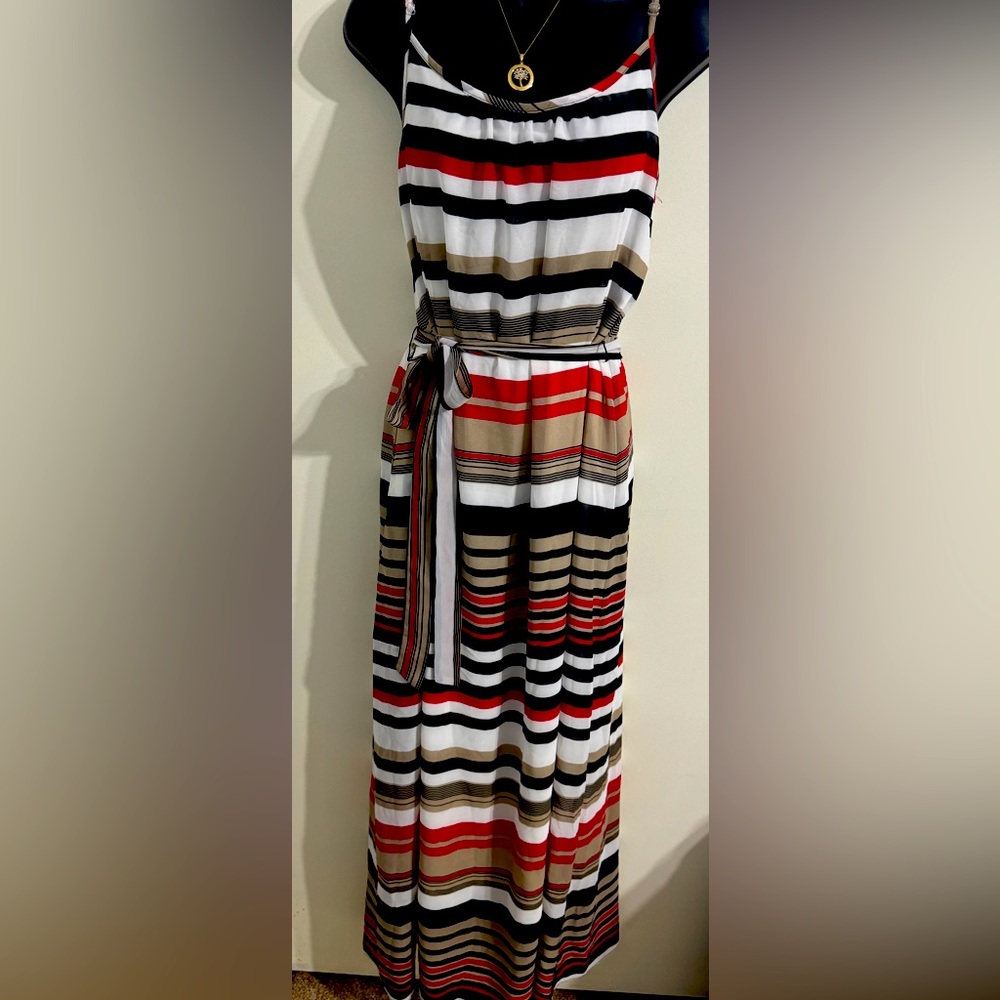 Robbie Lee Chiffon Spaghetti Strap Maxi Dress - 16